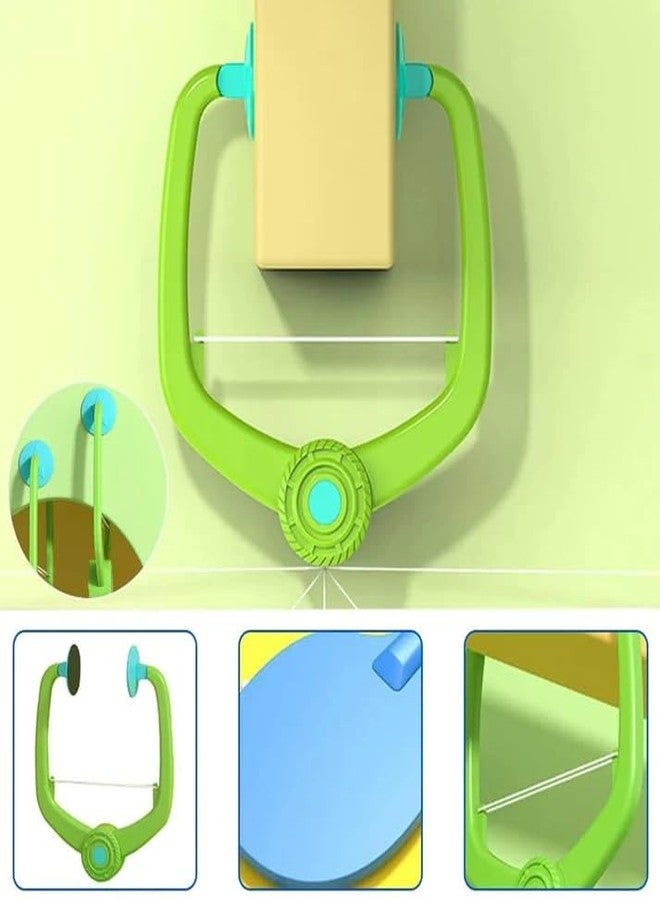 TENDULA Hanging Table Tennis Trainer with Doorway Clip Ping Pong Paddles 2 Rackets and 5 Balls Table Tennis Training Set Adjustable Game for Kids Indoor Sports Door Frames Attachement Hit Shot Practice - Image 3